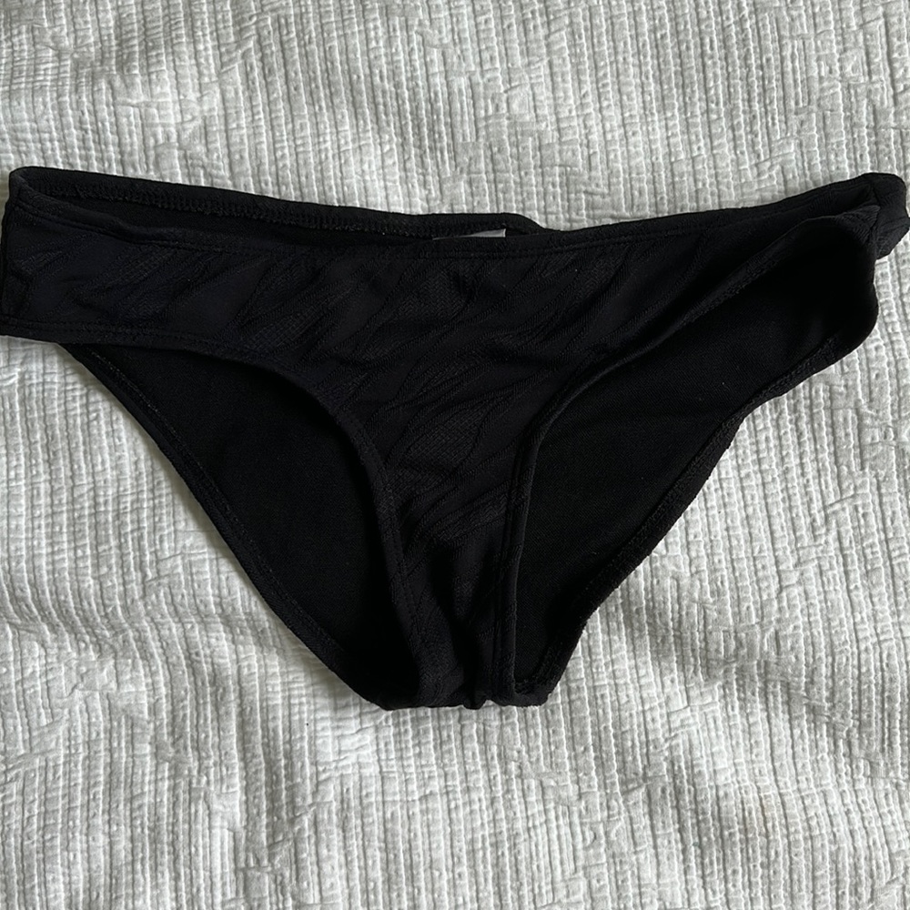 black bikini bottoms